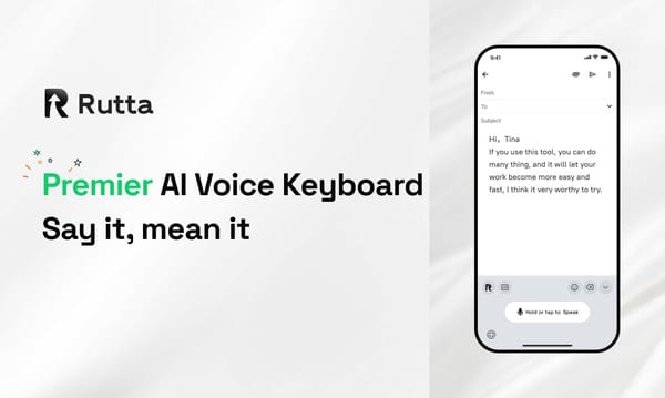 2026 如何使用 Rutta 语音键盘在 iPhone 上以 3 倍速度撰写邮件