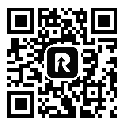 Ruttaアプリのダウンロード用QRコード